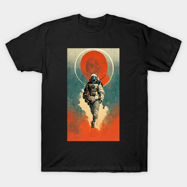 Red moon T-Shirt by JoshWhiteArt